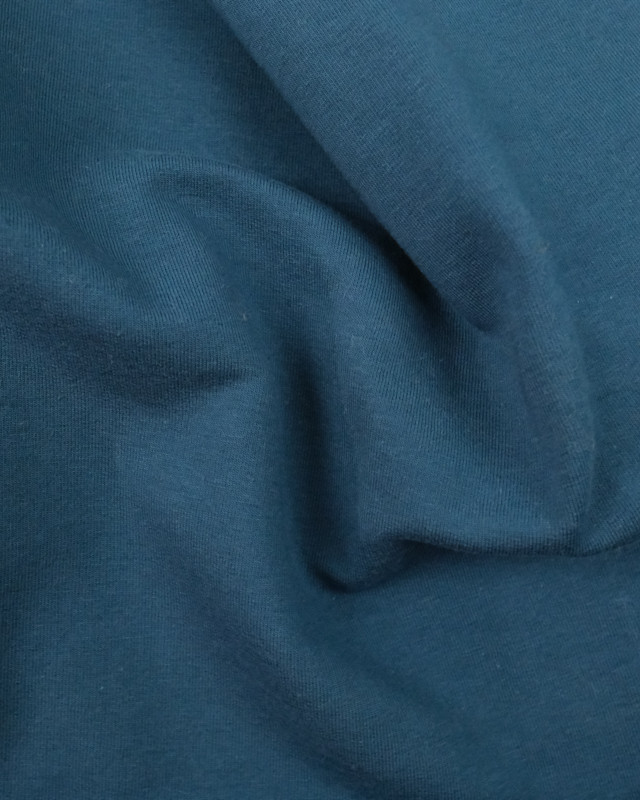 Molleton Jersey Pétrole - Maison Klem